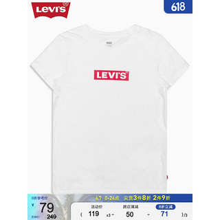 Levi's 李维斯 女士圆领短袖T恤 17369-0903 白色