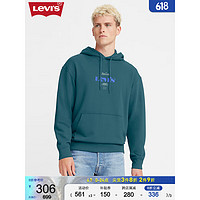 LEVI 's李维斯2023春季男士连帽抽绳卫衣38479-0070 蓝色 XS