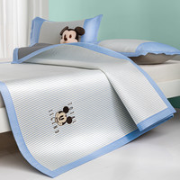 A类冰丝凉席夏天三件套夏季藤席竹席席子可水洗草席家用床笠款单3