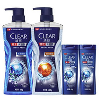 CLEAR 清扬 男士沐浴露套装 (冰凉酷爽600g+100g*2+活力运动600g)