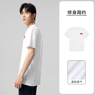 Levi's 李维斯 男士t恤夏季潮牌情新款潮流logo重磅潮牌短袖质感t恤