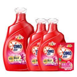 OMO 奥妙 全自动樱花味洗衣液含金纺浓缩酵素护衣留香7.48KG