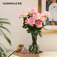 FlowerPlus 花加 随机色玫瑰20枝
