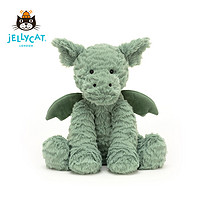 jELLYCAT 邦尼兔 波浪毛龙毛绒玩具 绿色 23cm