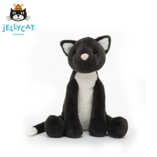 jELLYCAT 邦尼兔 MEG2CAT 梅格猫毛绒玩具 黑白色 38cm