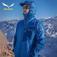 SALEWA 沙乐华 户外连帽外套男士休闲运动防风保暖登山徒步开衫夹克