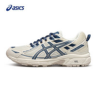 ASICS 亚瑟士 女鞋越野跑鞋运动鞋减震跑步鞋  GEL-VENTURE 6  白色/蓝色 38