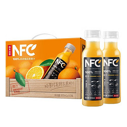NONGFU SPRING 农夫山泉 NFC橙汁300ml*10瓶礼盒装 果汁饮料100%鲜果冷压榨