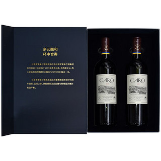 拉菲古堡 LAFITE 拉菲罗斯柴尔德凯洛干红葡萄酒 阿根廷原瓶进口红酒750ml 拉菲凯洛正牌2支礼盒装