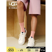 UGG 2023春季男士低帮一脚蹬小白鞋运动休闲鞋 1108959 WHT 41