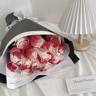 岚黛 鲜花全国同城配送52朵厄瓜多尔玫瑰花束生日礼物送女朋友老婆