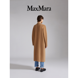 MaxMara女装  101801 Madame经典毛呢大衣 驼色 38
