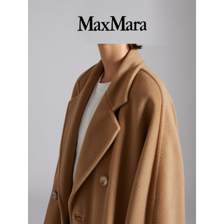 MaxMara女装  101801 Madame经典毛呢大衣 驼色 38