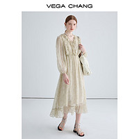 VEGA CHANG 法式复古连衣裙 NNW2303279460