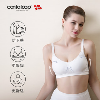 cantaloop哺乳内衣聚拢防下垂收副乳产后喂奶文胸孕妇大杯无钢圈