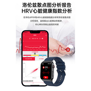 凯益星 运动健康智能手表 男女腕表 无创测血糖 ECG+PPG心电图测体温血压心率血氧睡眠检测科学运动YX500