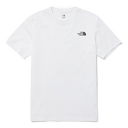 THE NORTH FACE 北面 中性短袖T恤 白色 NT7UP47B-WHT