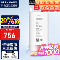 科勒（KOHLER）净水器滤芯家用25745T反渗透活性炭滤芯配件耗材25746T-01R预售 25746T-01R台式净热随心饮滤芯