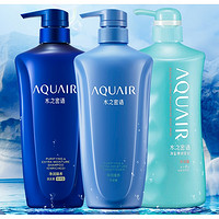 AQUAIR 水之密语 资生堂水之密语净润+护发素600ml+沐浴露600ml）