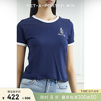 SPORTY & RICH [新品]SPORTY & RICH 2023夏女印花棉质T恤NAP/NET-A-PORTER颇特