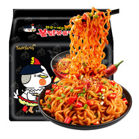三养火鸡面 韩国进口（SAMYANG）超辣鸡肉味干拌面网红巨辣宿舍方便面袋装煮泡面拉面整箱装零食礼品 三养火鸡面140g*4袋装
