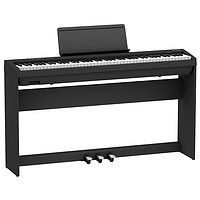 PLUS会员：Roland 罗兰 FP-30X 电钢琴 88键力度键盘 黑色+原装木架+三踏板+礼包