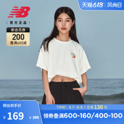 new balance NB官方23新款女款百搭运动休闲圆领短袖T恤AWT32320