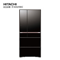 HITACHI 日立 R-WX690KC 风冷多门冰箱 670L 水晶黑色