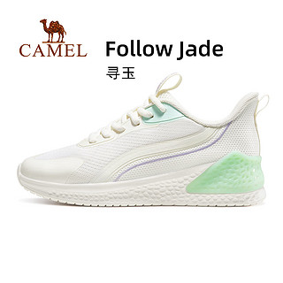 CAMEL 骆驼 户外运动鞋女士新款网面休闲透气跑步鞋轻便缓震跑鞋子