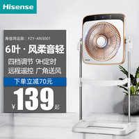 海信 Hisense电风扇升降鸿运扇家用立式落地扇转页扇宿舍定时台地风扇轻音