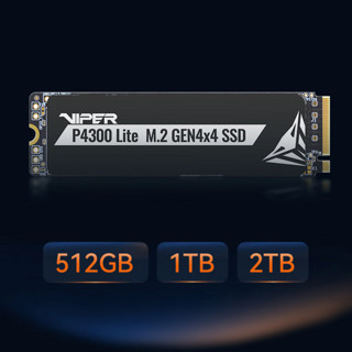 VIPER GAMING 博帝蟒龙 P4300 NVMe M.2 固态硬盘 2TB（PCI-E4.0）