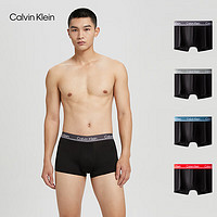 Calvin Klein 男士弹力轻薄平角内裤 4条装 NP2446O