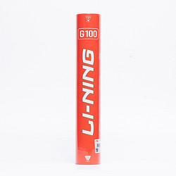 LI-NING 李宁 G100 羽毛球 1桶12支装 77速