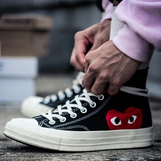 匡威 Converse 1970s x CDG Play chuan久保玲联名男女高帮帆布鞋 150204C M10/W12/标准44