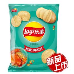 Lay's 乐事 薯片 金黄炒蟹味 135g（可多口味下单）
