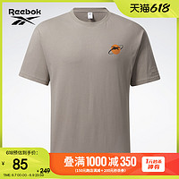 Reebok锐步官方2022夏季情侣款TEE运动圆领经典复古短袖HB9655