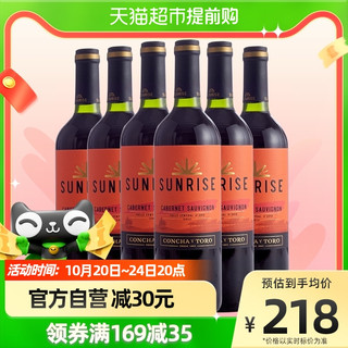 CONCHA Y TORO 干露旭日赤霞珠干红葡萄酒 750ml*6瓶