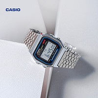 CASIO 卡西欧 A159WGED 小银方块手表