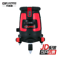 KAPRO 开普路 以色列开普路（KAPRO）875高精度激光水平仪5线红光投线仪自动安平超平仪打线器室内强光锂电池充电测量仪器