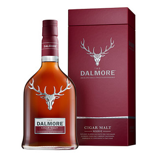 大摩（DALMORE）名企严选 大摩 Dalmore达尔摩帝摩单一麦芽威士忌 高地产区洋酒 大摩雪茄三桶700ml