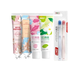 两面针 栀子花100g*1+橙花100g*白桃香120g+茉莉香120g+赠牙刷*2