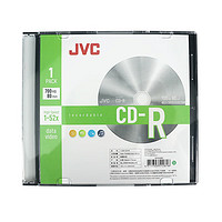 JVC /杰伟世 CD-R 刻录光盘/空白光盘/光碟/刻录盘cd 52速 700MB 2片装 发2片