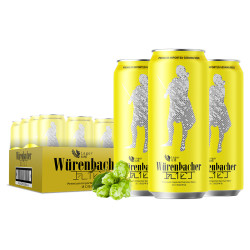 Würenbacher 瓦伦丁 拉格啤酒 500ml*24听
