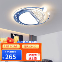 丹菲诺智能米家卧室灯简约现代led吸顶灯北欧灯具主卧次卧房间灯饰室内 B款50cm 三色调光 其它