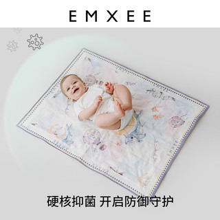 EMXEE 嫚熙 婴儿苎麻隔尿垫可水洗大尺寸床垫新生儿宝宝防漏垫