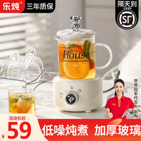 乐炖 养生壶养生杯电炖杯煮茶壶煮茶器迷你小型多功能花茶壶