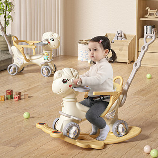 宾美 儿童摇摇马木马玩具溜溜车滑行推行车1-3岁婴儿宝宝玩具六一礼物