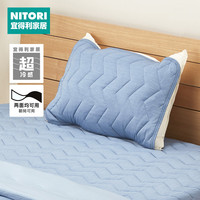 NITORI宜得利家居单人枕头垫子学生卧室夏季新款凉感枕垫 超冷感