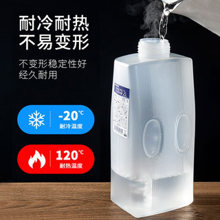 家の物语（KATEI STORY）日本进口冷水壶食品级家用耐热凉水壶大容量茶壶塑料果汁壶凉水瓶 2L三个装