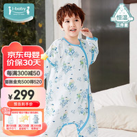 ibaby睡袋恒温婴儿睡袋儿童防踢被分腿睡袋睡袋婴儿春夏季 蓝莓甸果(28-32℃) 身高90-100cm(1-2岁)